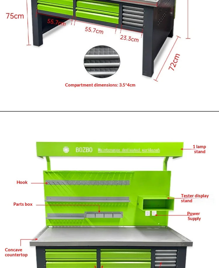 Heavy-Duty Injector Repair  Workbench