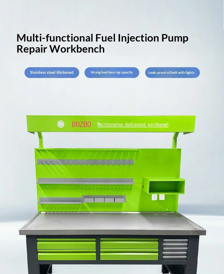 Heavy-Duty Injector Repair  Workbench